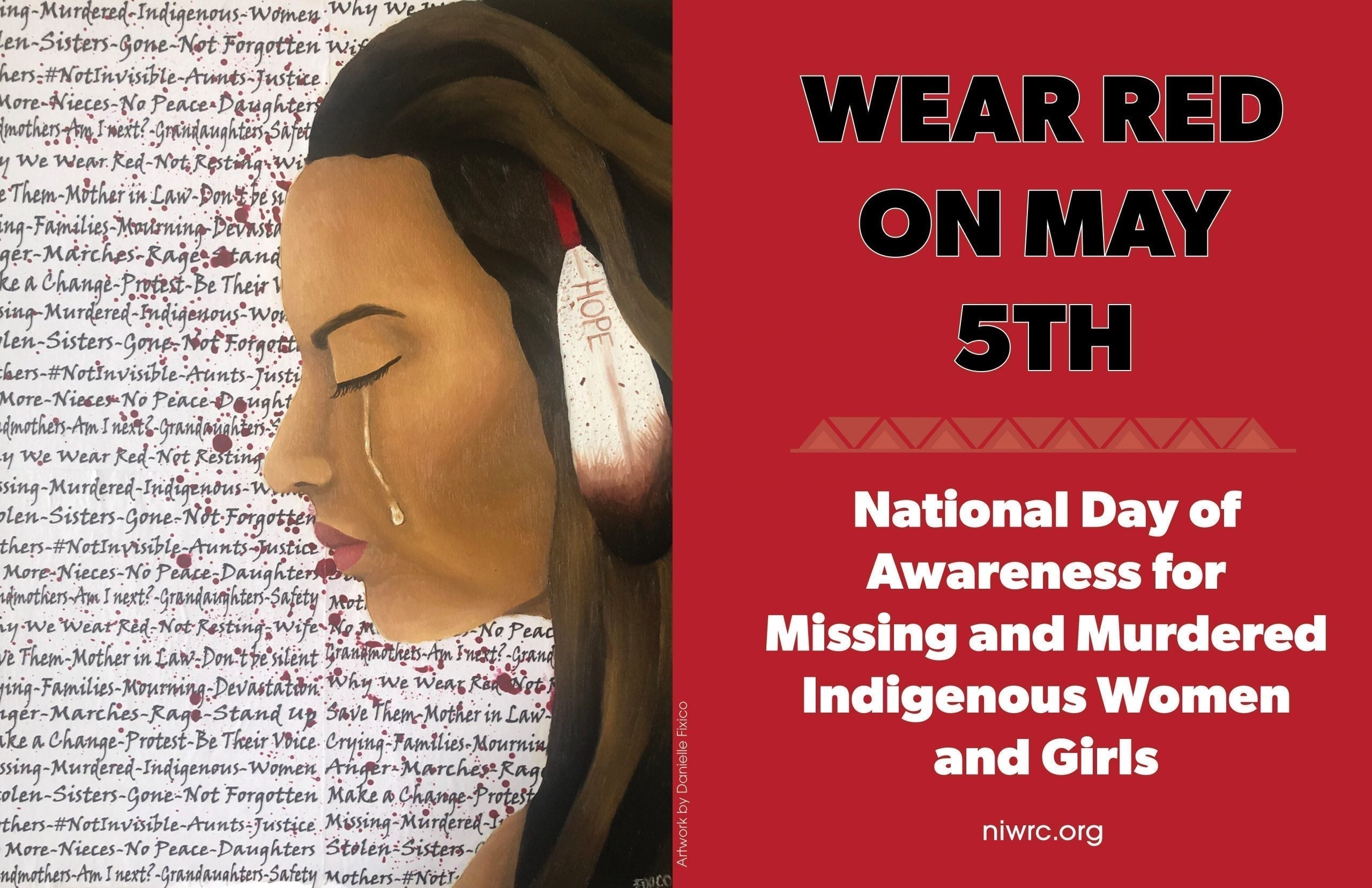 May 5: National Day of Awareness for Missing and Murdered Indigenous Women, Girls, and Two-Spirit People