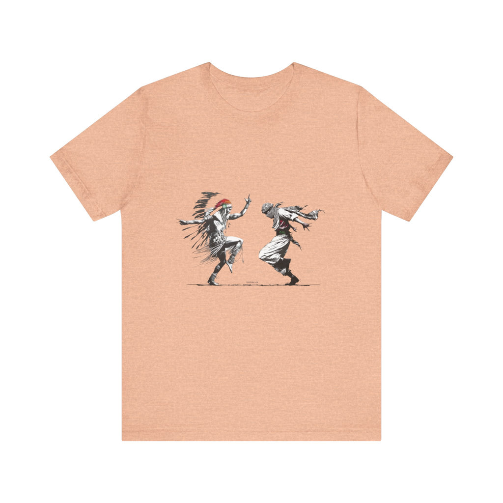 T-Shirt Palestinian and Native American Resistance Dancing