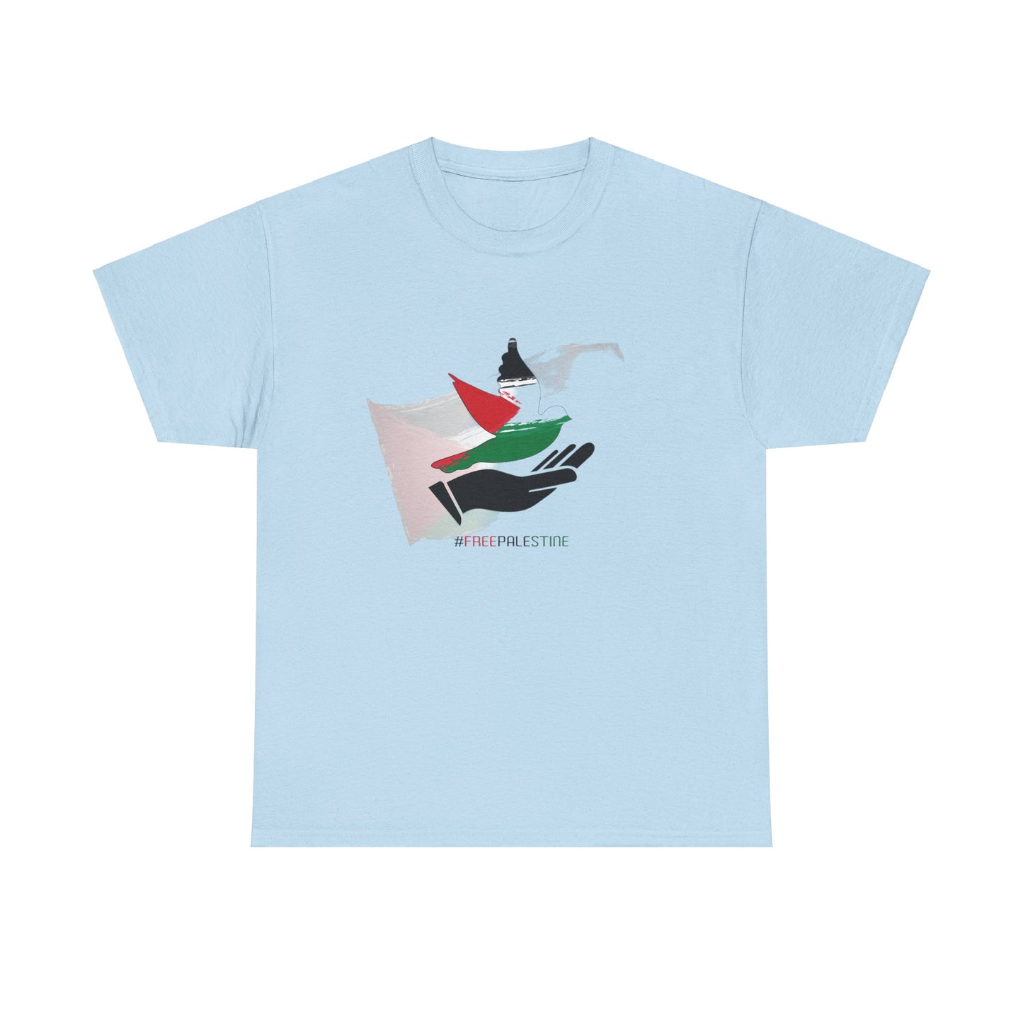 Unisex Heavy Cotton Free Palestine bird Tee