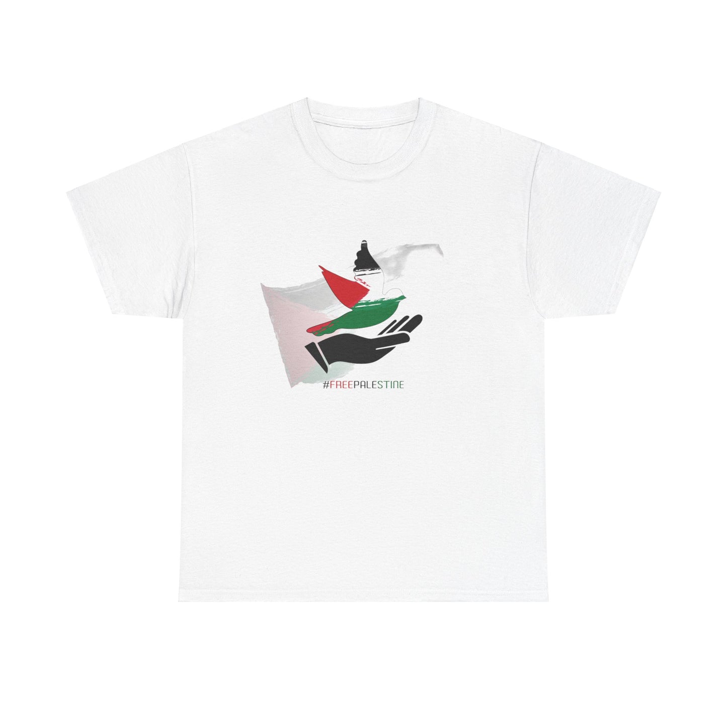 Unisex Heavy Cotton Free Palestine bird Tee