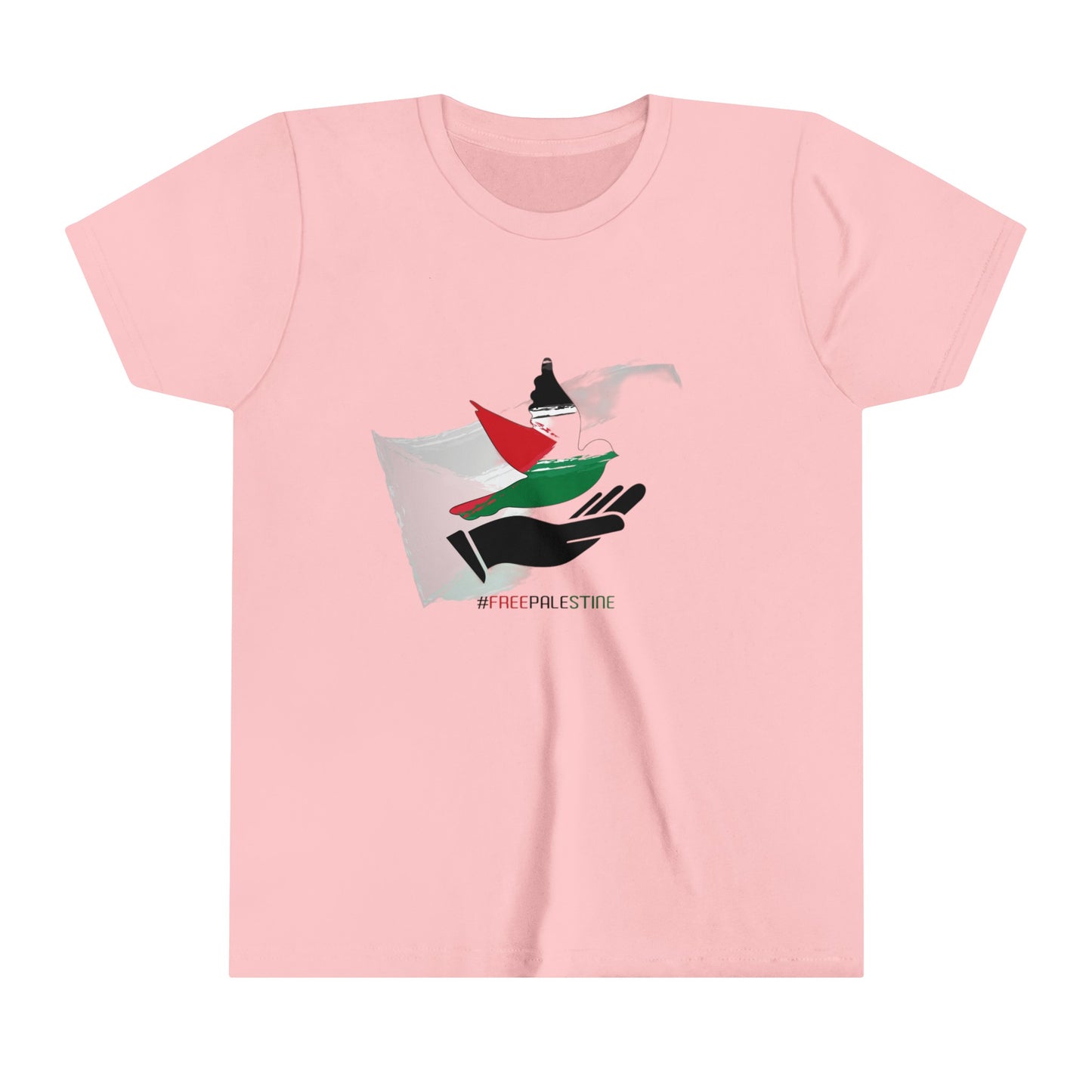 Youth Short Sleeve Free Palestine bird Tee