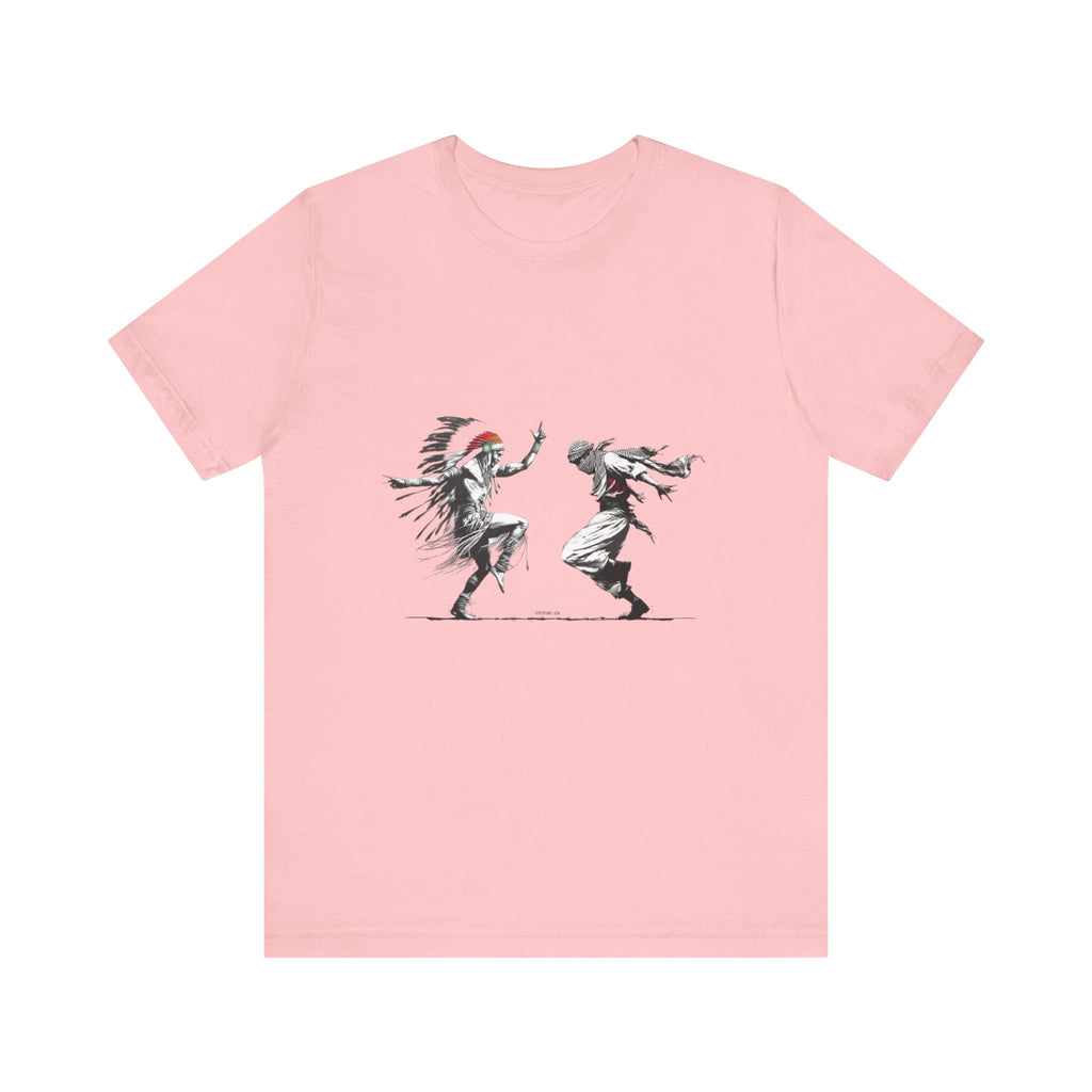 T-Shirt Palestinian and Native American Resistance Dancing