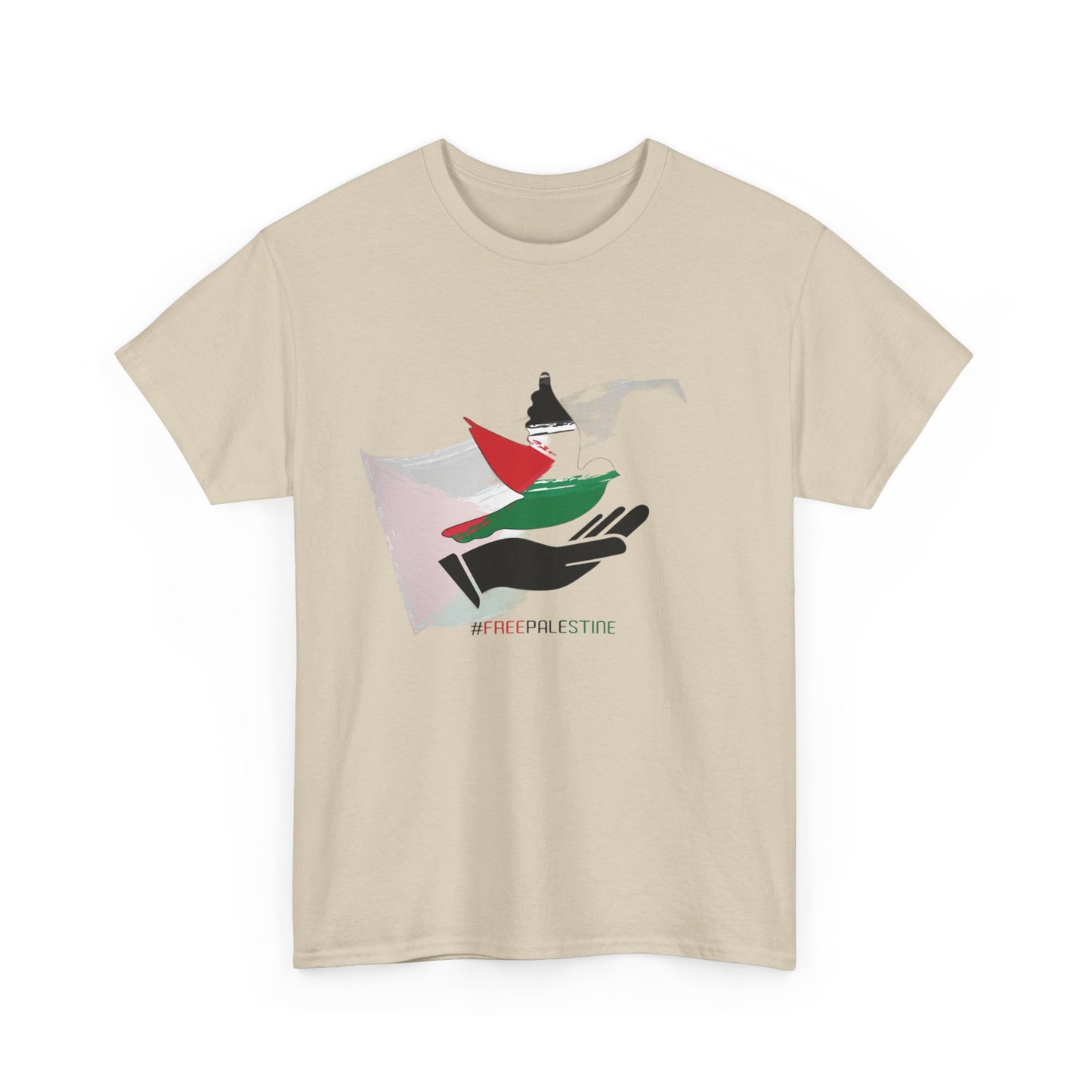 Unisex Heavy Cotton Free Palestine bird Tee