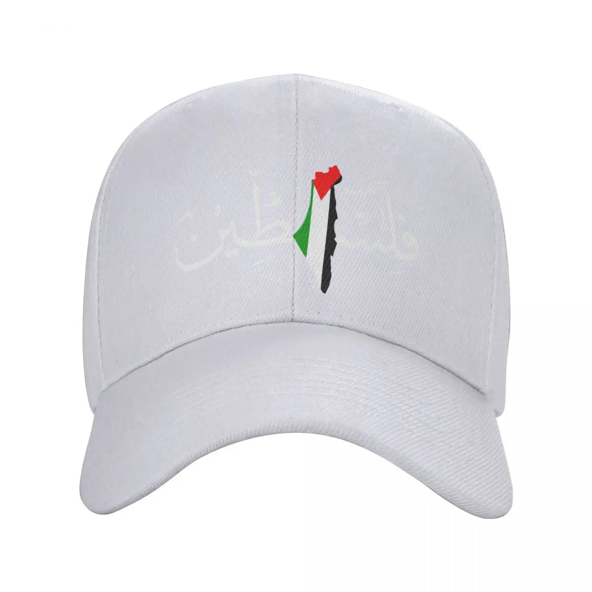 Palestine Arabic Calligraphy Name With Palestinian Flag Map Baseball Cap