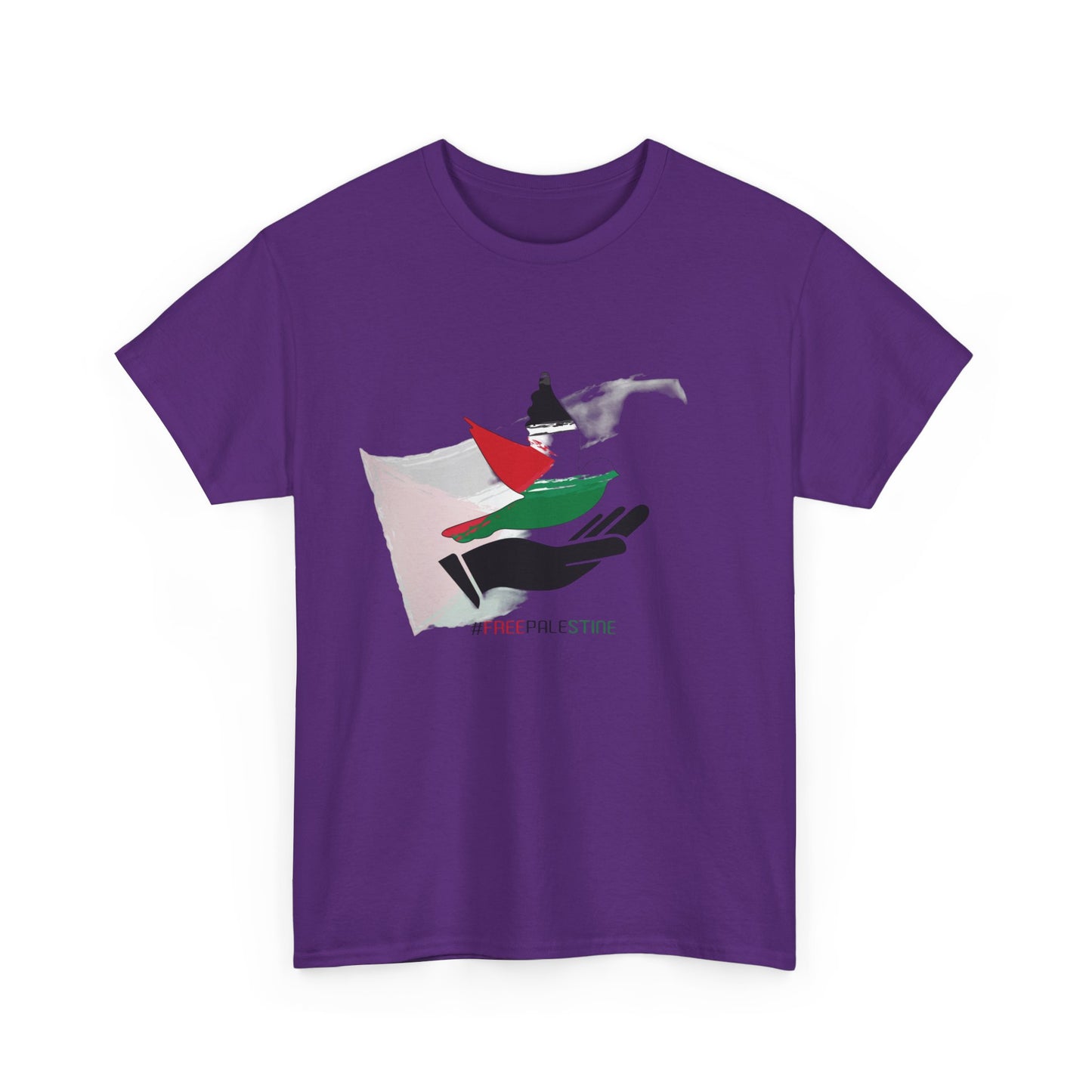 Unisex Heavy Cotton Free Palestine bird Tee