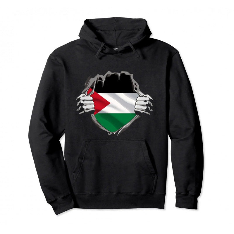 Palestine Hoodie Street Wear Pullover Men Women Casual Sweatshirt