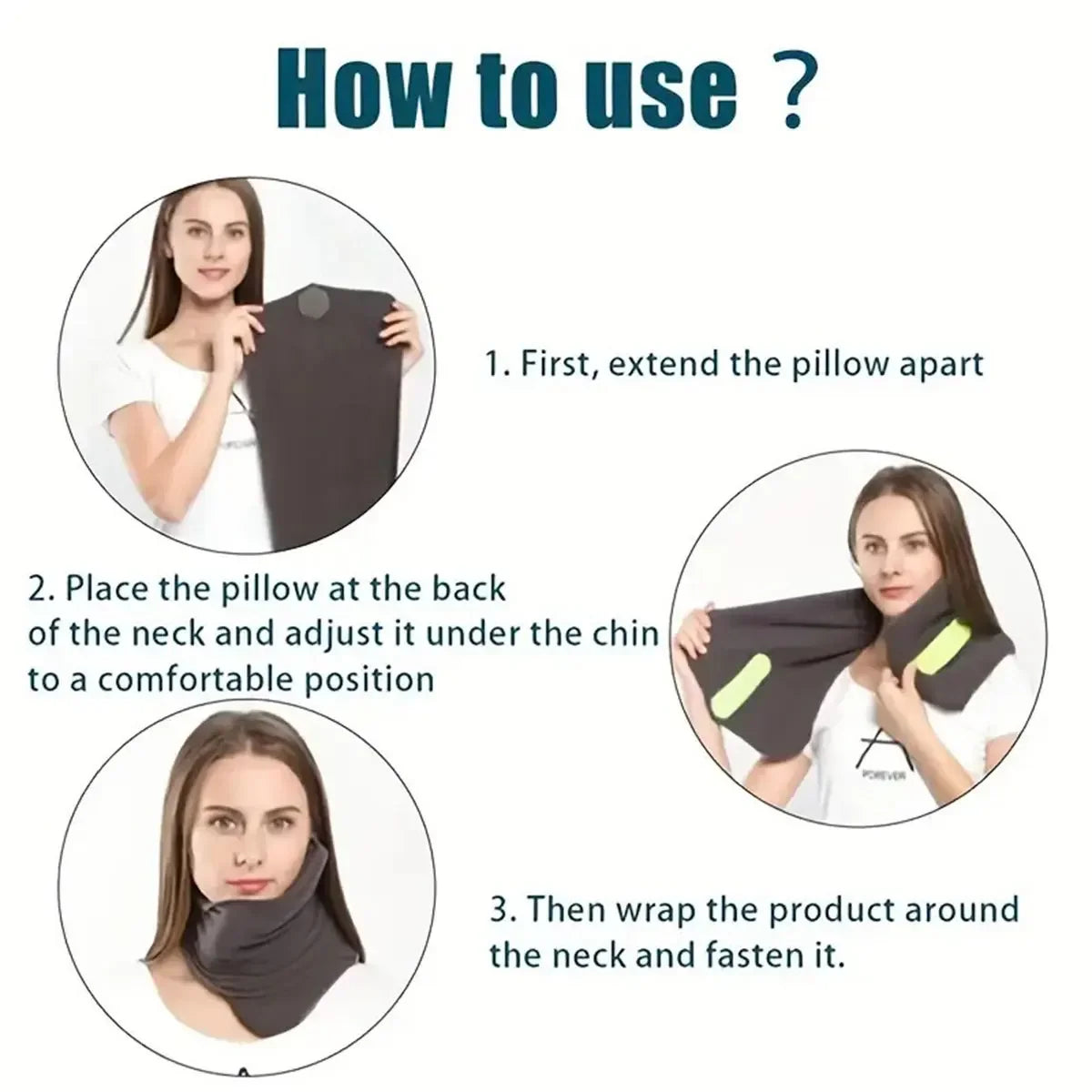 1Pc Scarf Style Outdoor Travel Pillows With Super Soft Neck Support Airplane Travel Pillows Trips Cervical Nap Neck Pillows Gift
