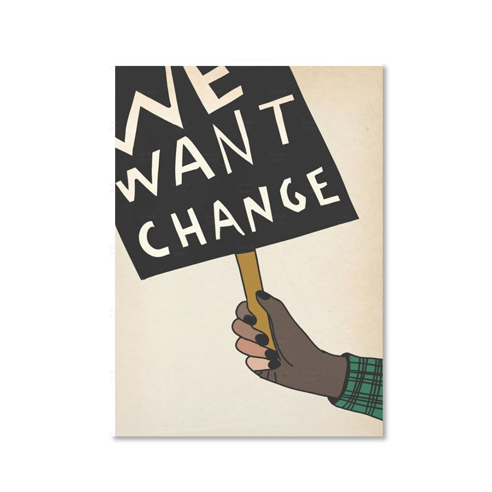 Activism Art Canvas Picture Decoration various